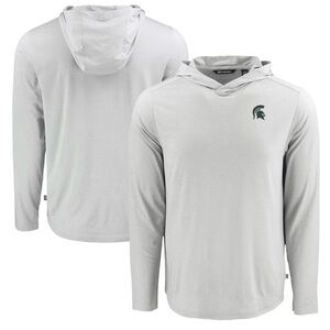 Cutter & Buck Michigan State Spartans Coastline Epic Long Sleeve Hoodie T-Shirt